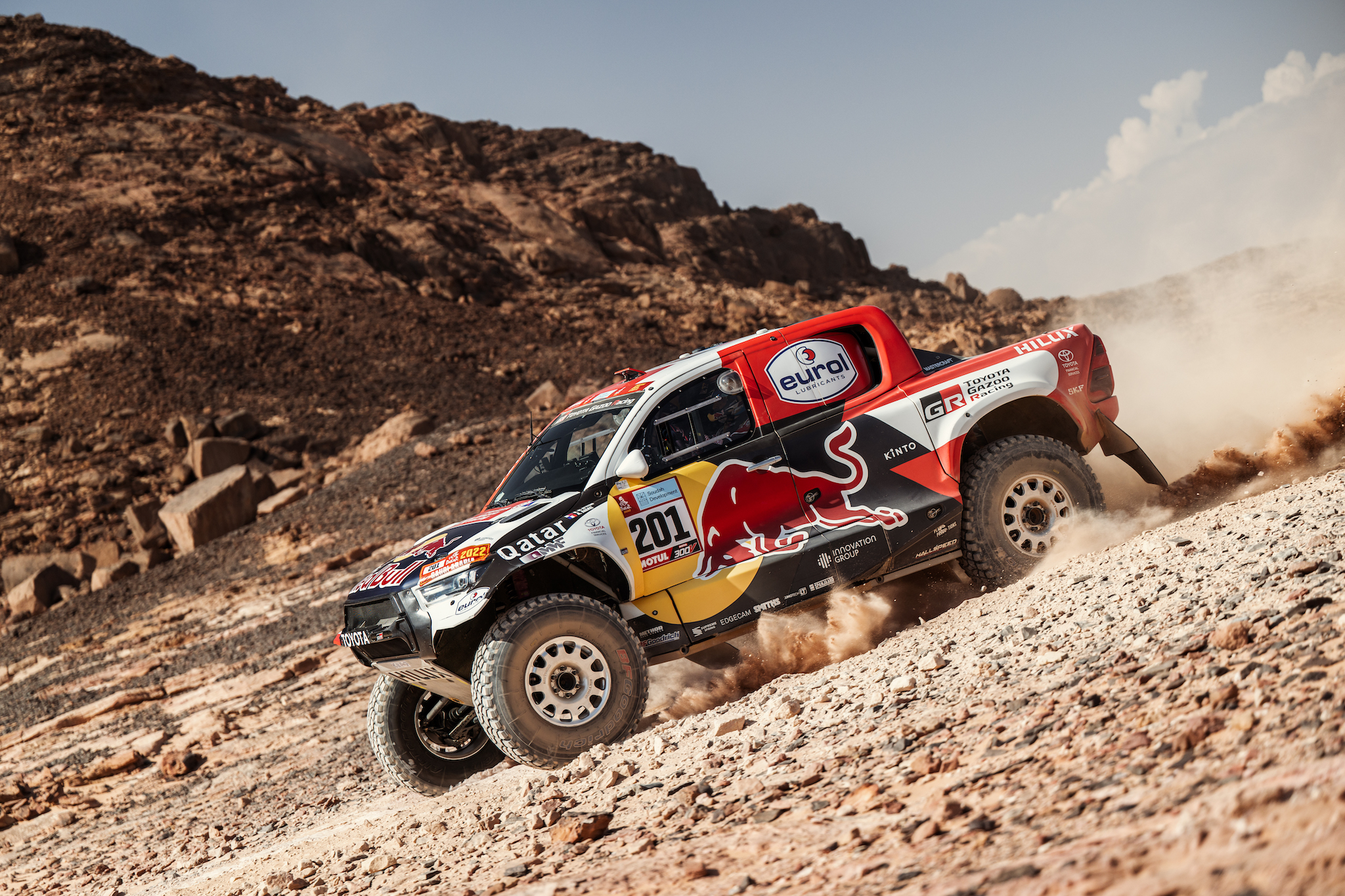 Toyota wint Dakar met de Hilux