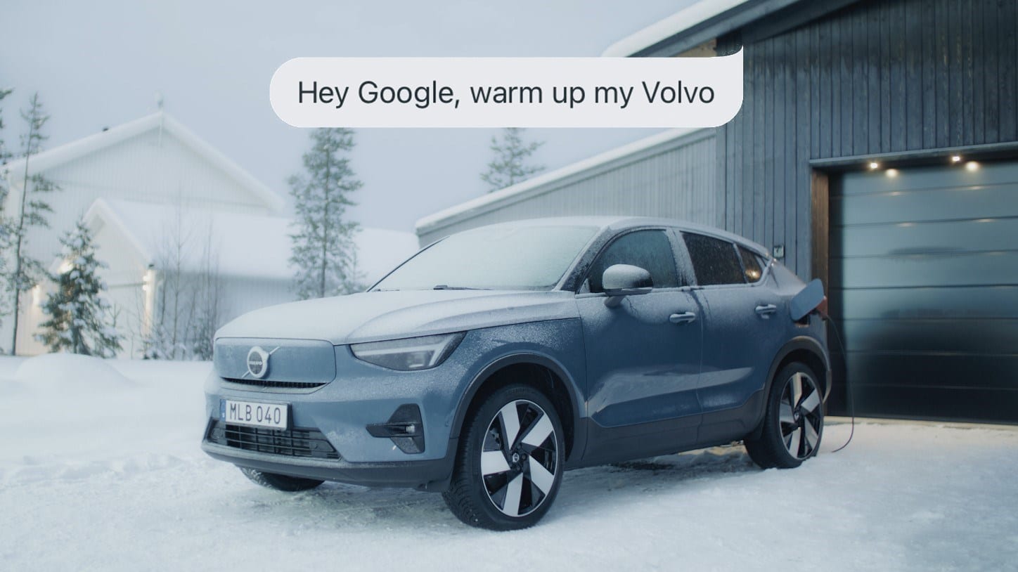 Google Assistent Volvo