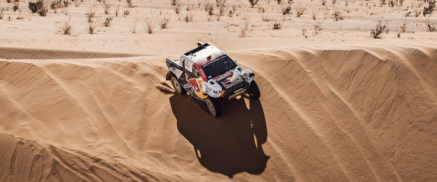 winst voor Toyota in Dakar