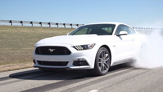 Mustang Line-Lock burnout