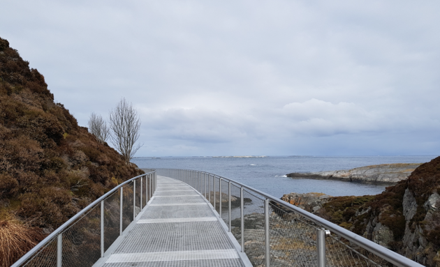 Wandelpaden langs de Atlanterhavsveien