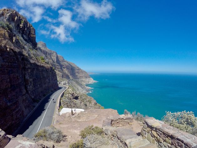 Genieten van spectaculair uitzicht vanaf Chapman`s Peak Drive