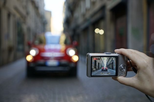 Fotograferen blijft leuk al dachten de bestuurders achter ons daar anders over