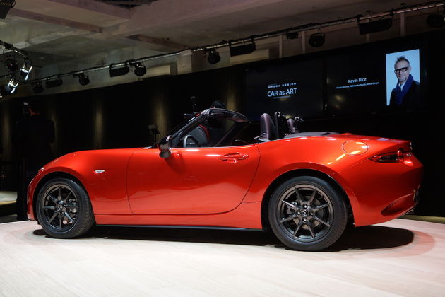 Mazda`s nieuwe MX5 ontworpen op basis van het Kodo Design.