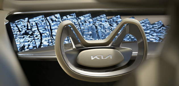 Nooit eerder vertoond, 21 HD Displays in de Kia conceptcar
