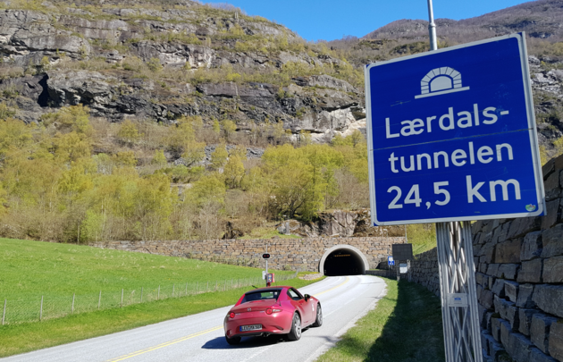 De Lu00e6rdal Tunnel, de langste tunnel ter wereld