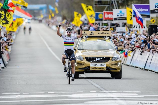 <i>Ronde van Vlaanderen 2016 met winnaar Peter Sagan.</i>